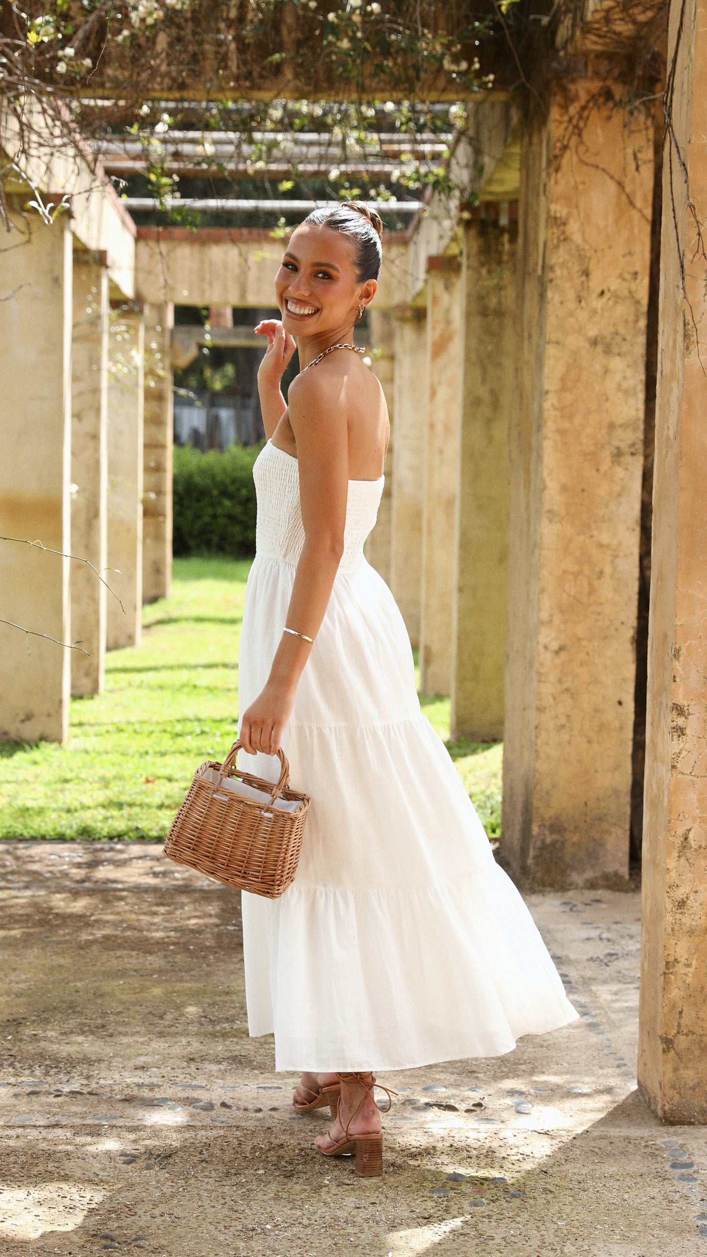 Brooke Maxi Dress White