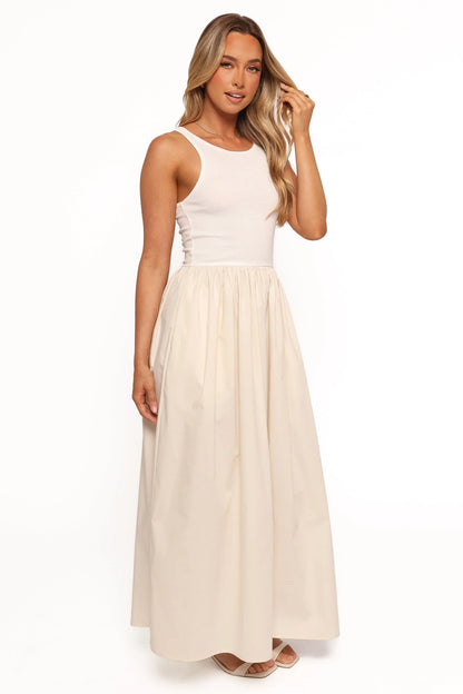 Franki Midi Dress White Cream