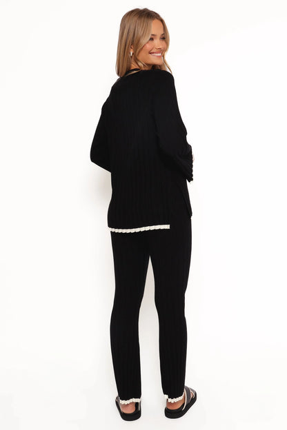 Dora Knit Pant Black