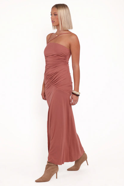 Avaline Maxi Dress Terracotta