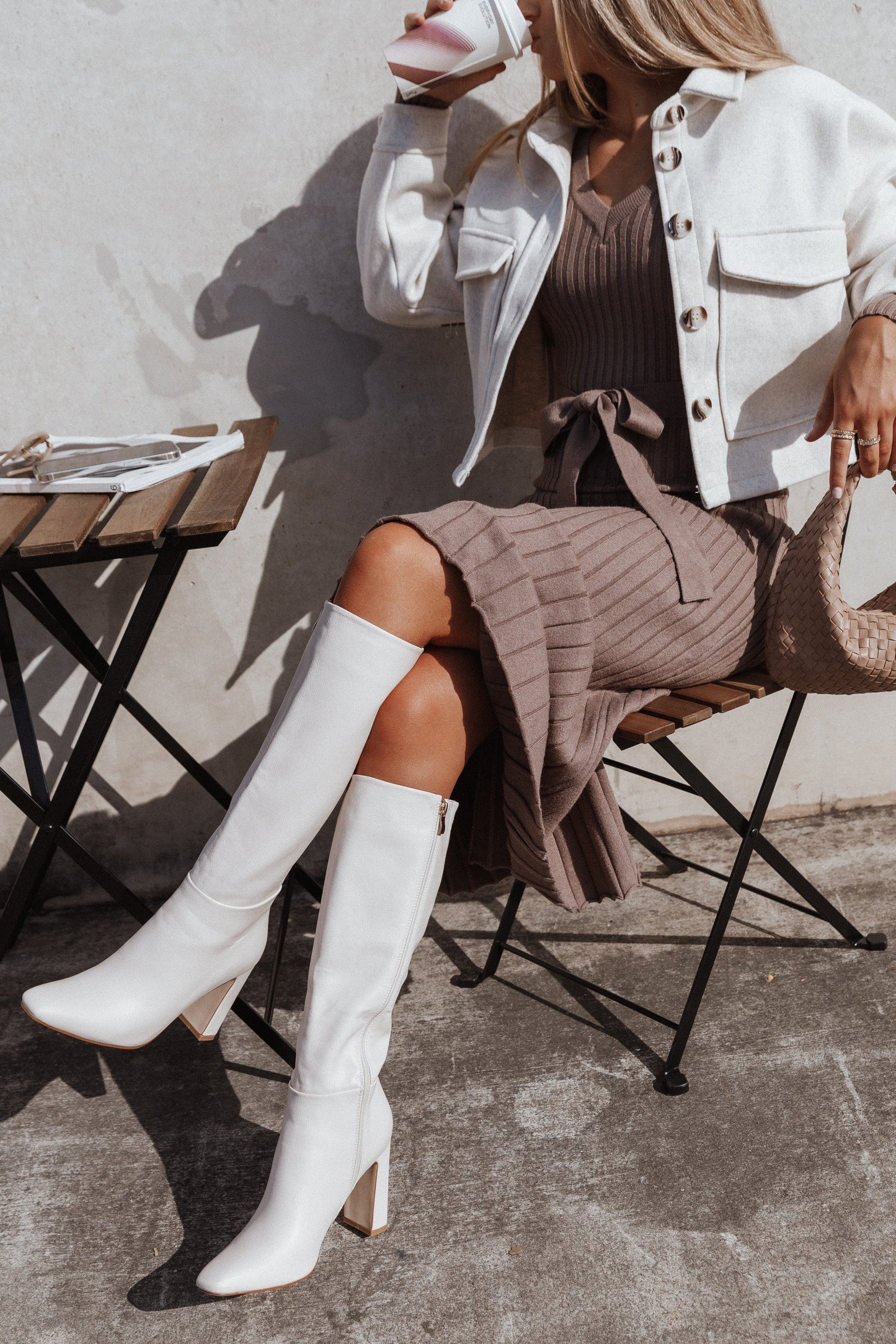 Liliana Double Pocket Jacket Cream