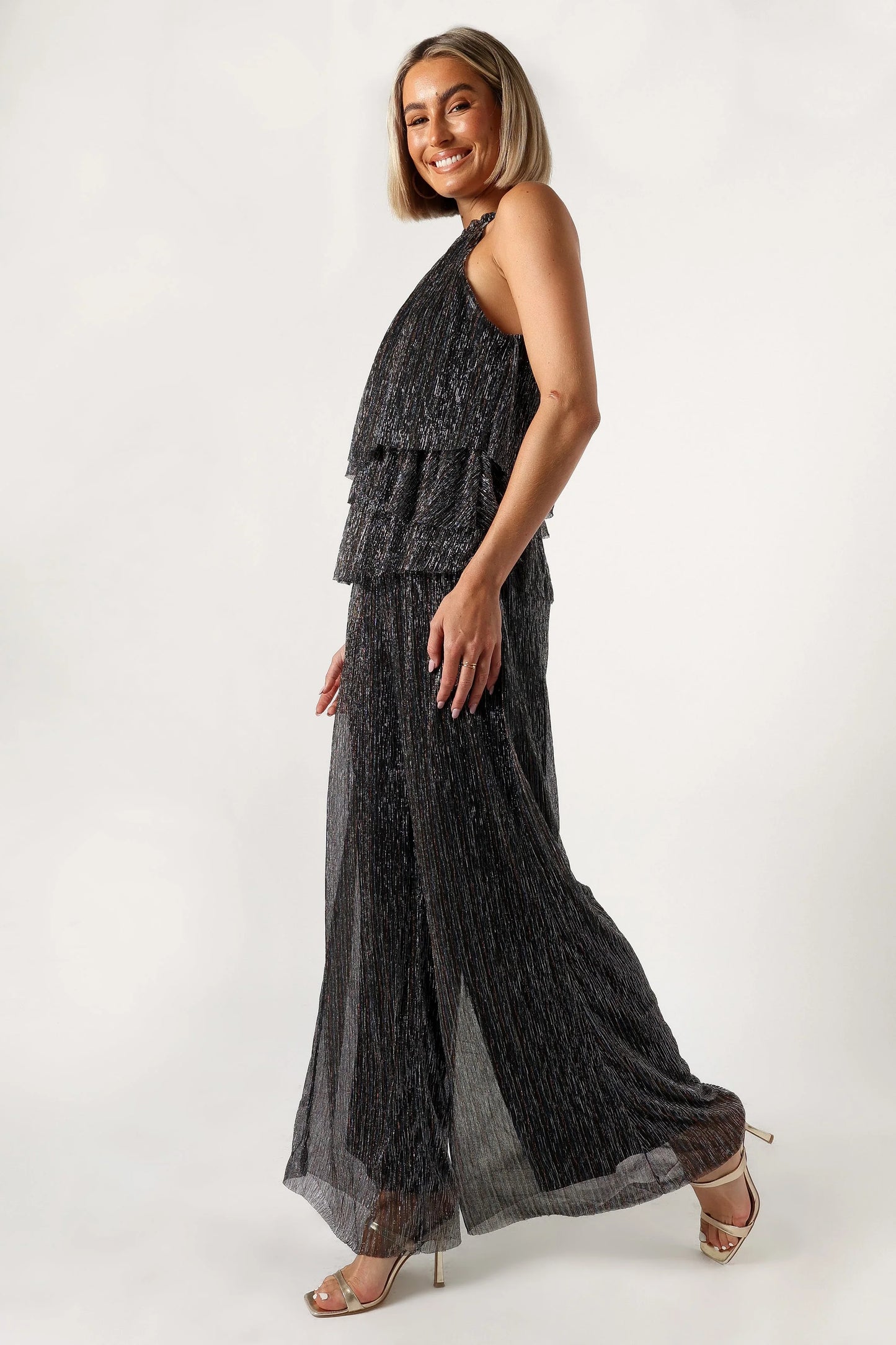 Elly Halter Jumpsuit Black