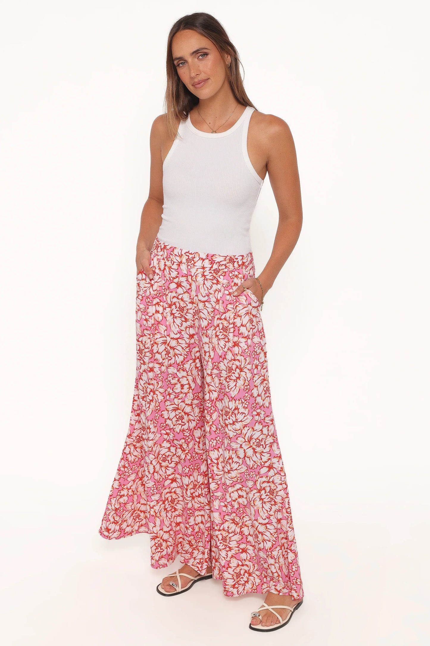 Lessie Pants Pink Floral