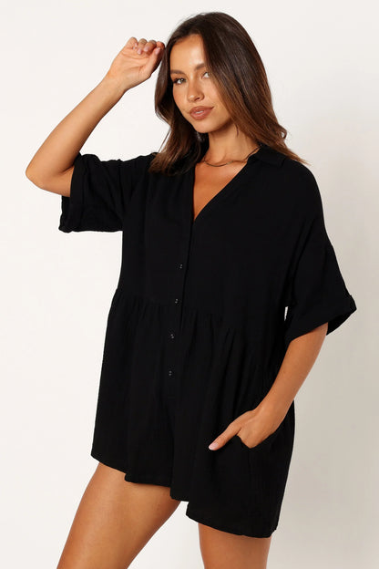 Winny Romper Black