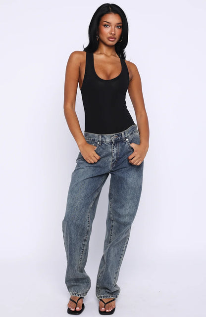 Lights Down Low Bodysuit Black
