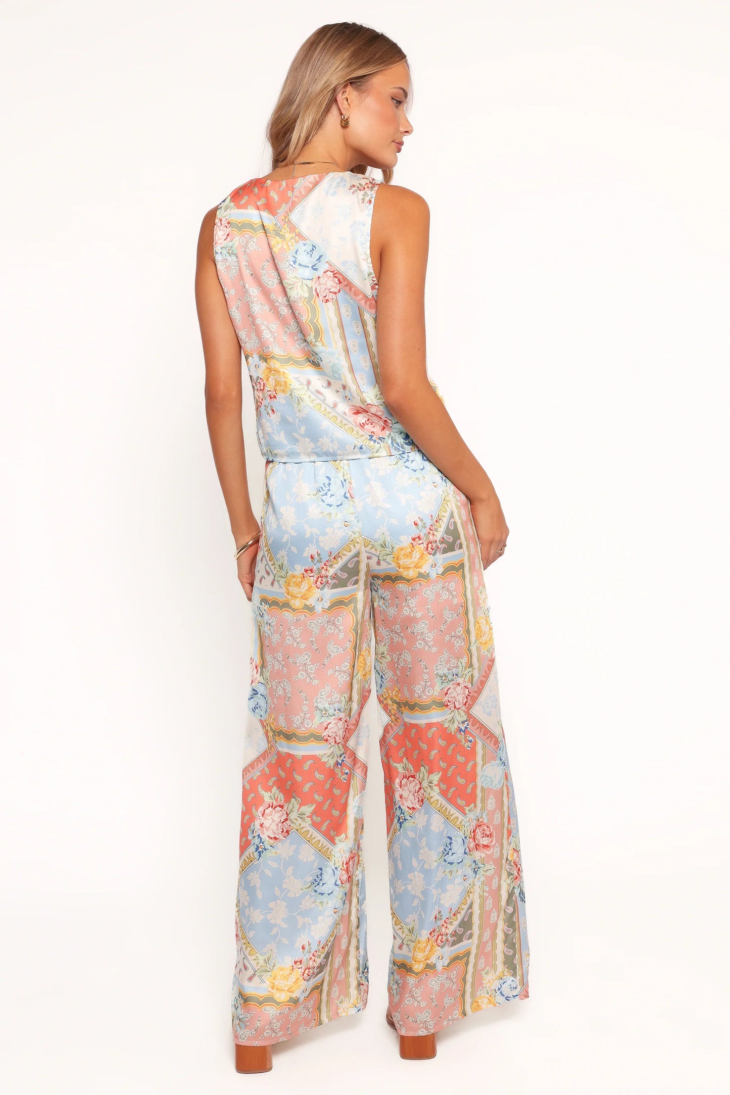Charly Wide Leg Pant Bel Air Rose