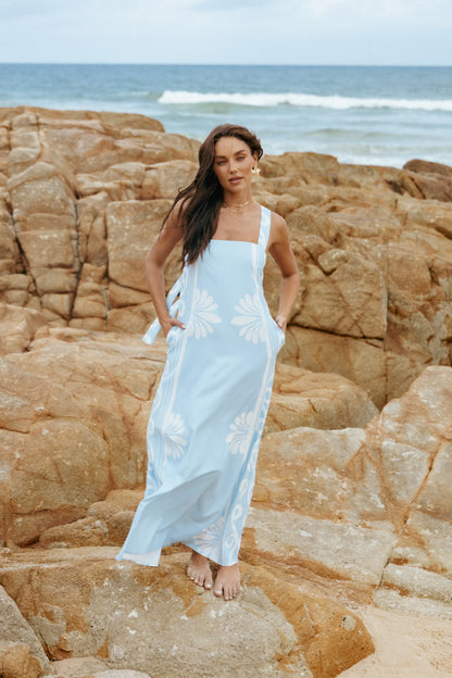 Valeria Maxi Dress Blue