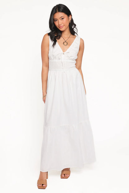 Kayden Maxi Dress White