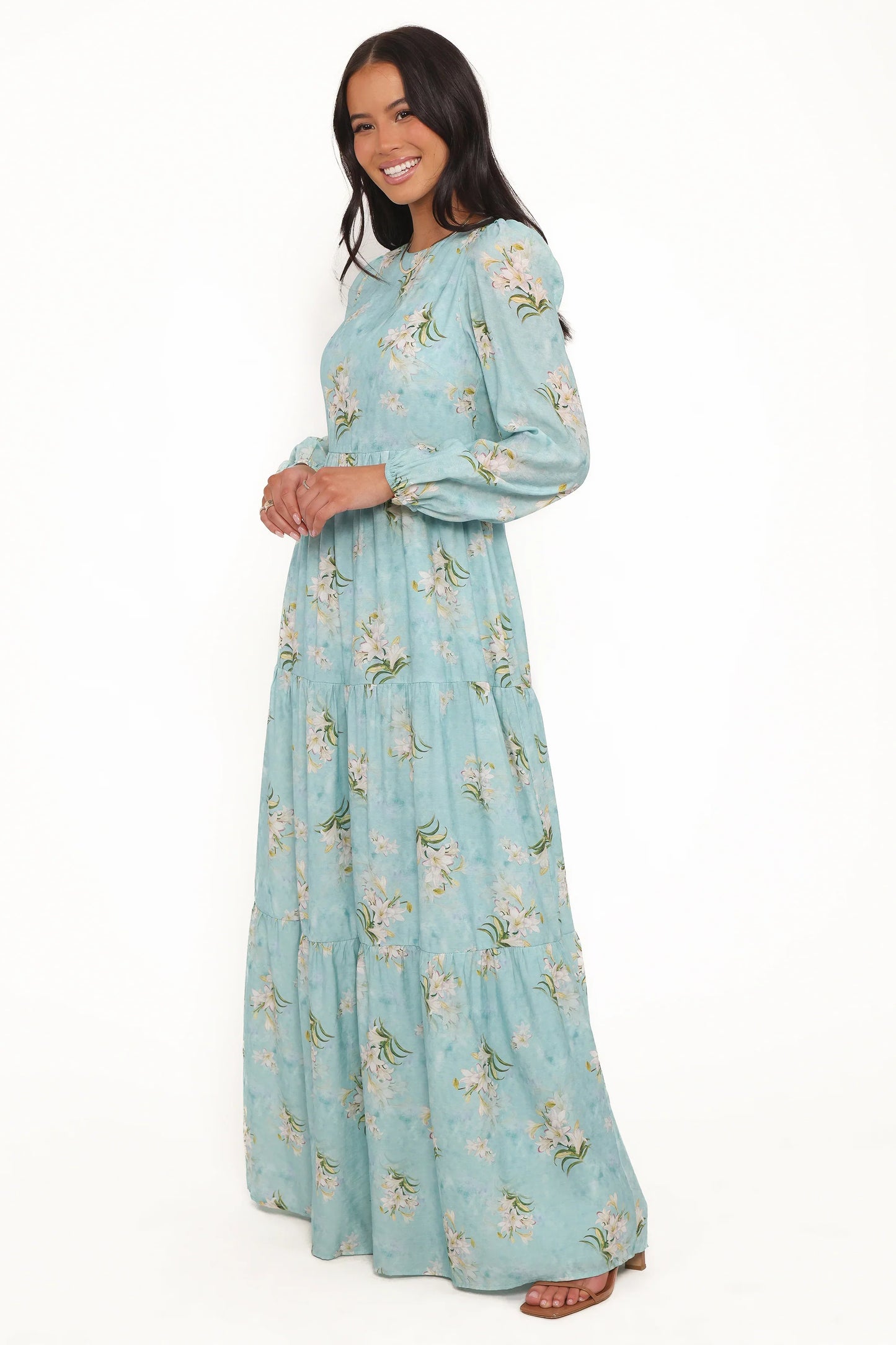 Bernice Maxi Dress Blue Floral