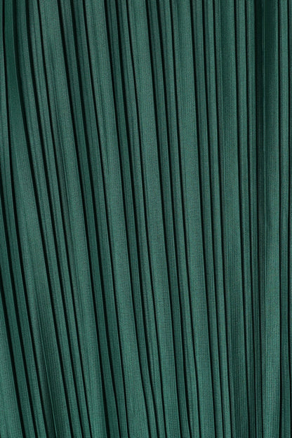 Neville Pleated Maxi Dress Teal Green