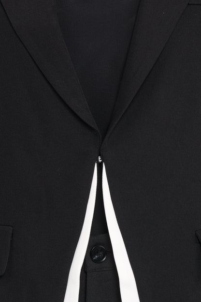 Melissa Layered Blazer Black