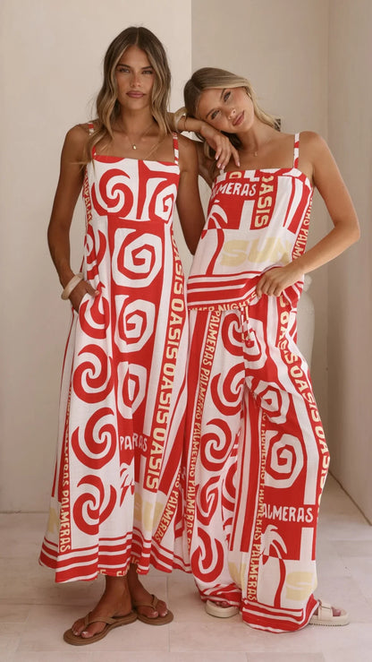 Yiota Pants Palmeras Print