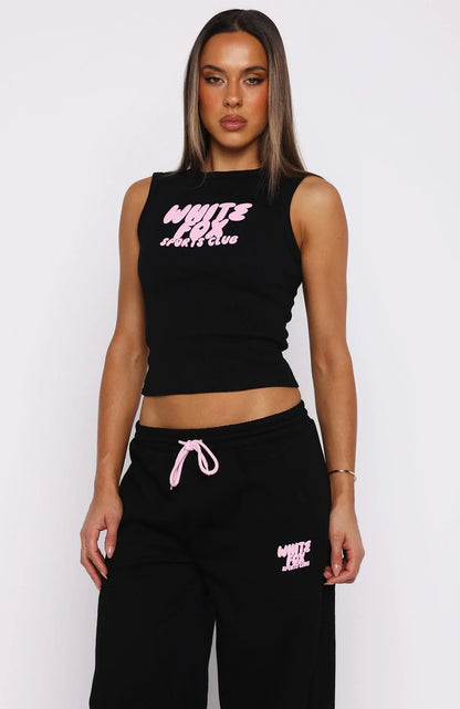 Club 14 Allie Tank Top Black