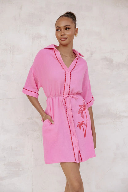 Fabiola Mini Dress Pink