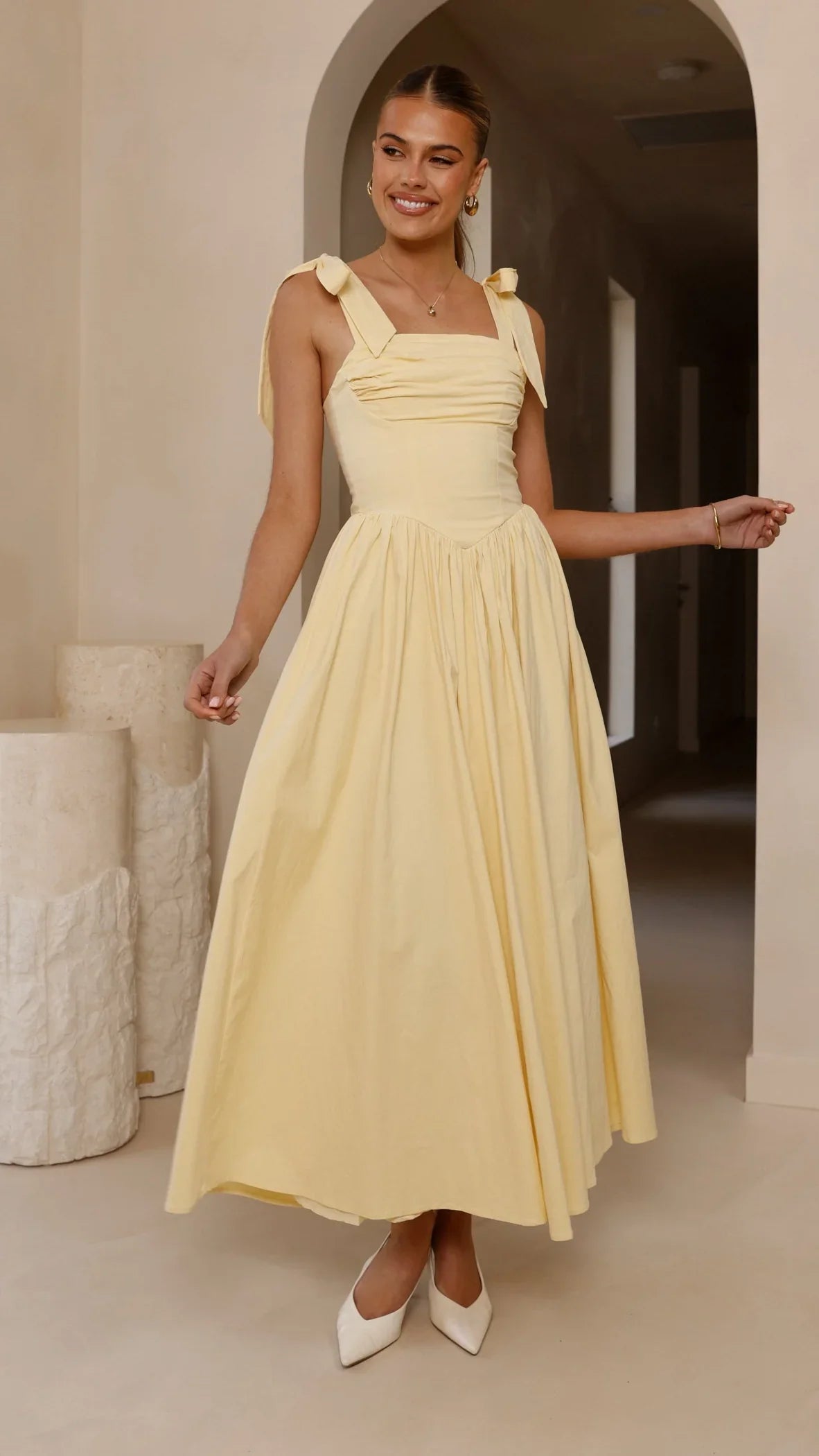 Haisley Maxi Dress Yellow