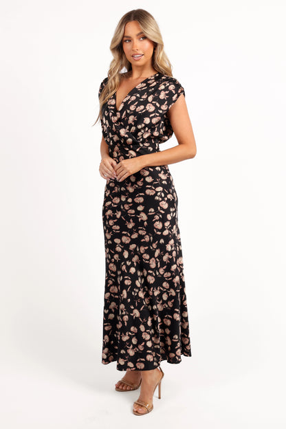 Amarlee Maxi Dress Black Floral