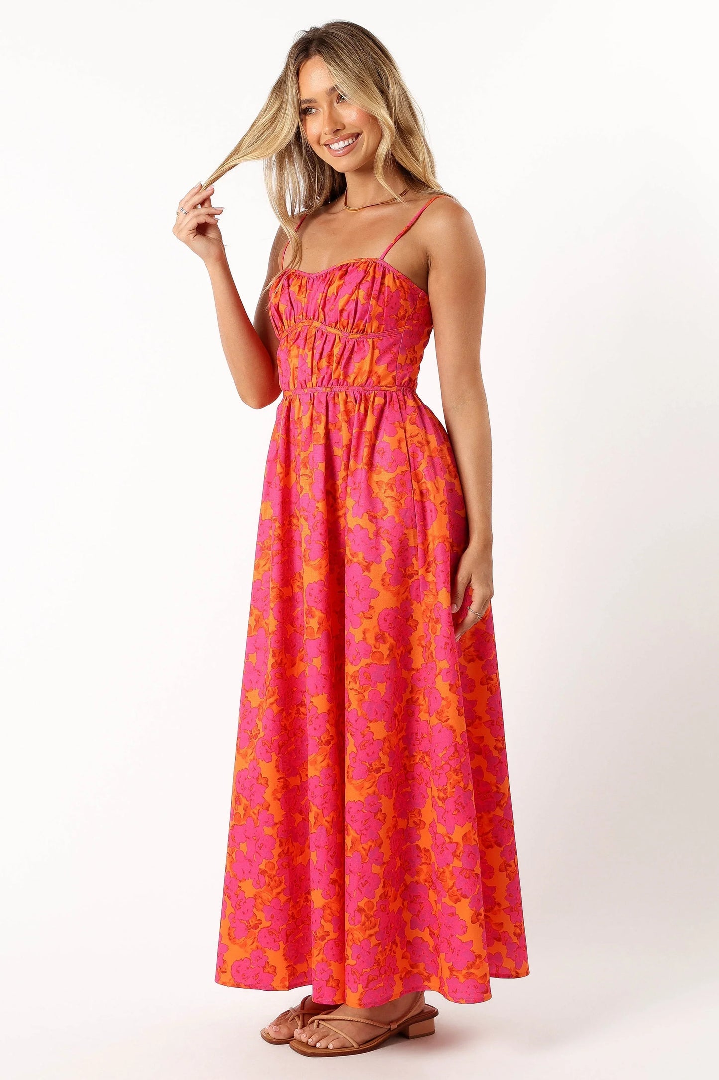 Kelani A Line Midi Dress Ambrosia