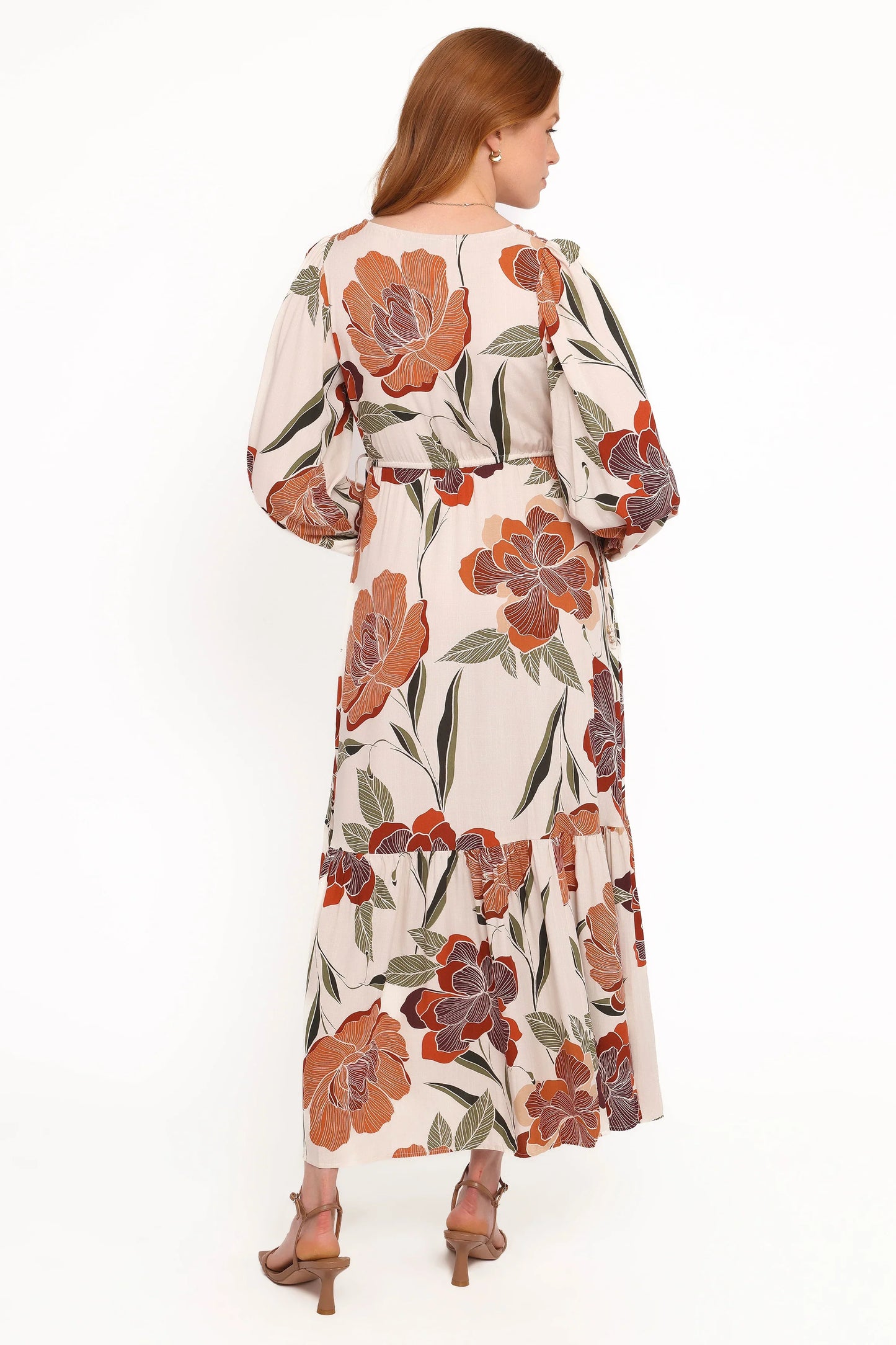 Cerwin Midi Dress Fall Floral
