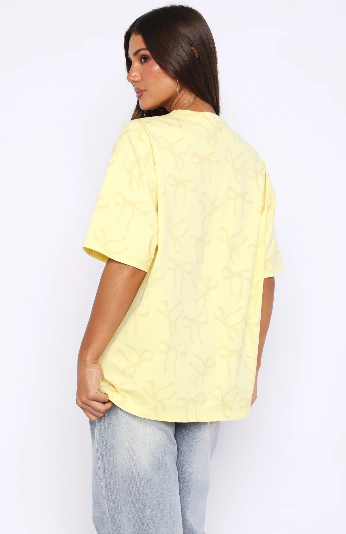 Vol 1 Oversized Tee Lemon Bow