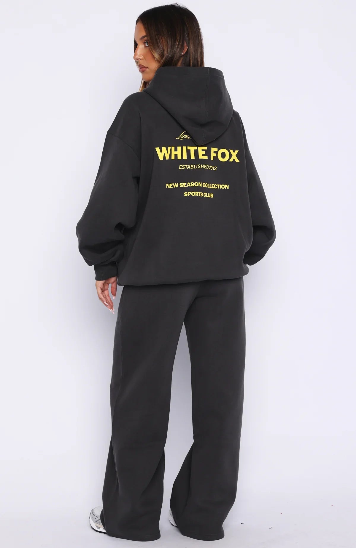 Proving Myself Wrong Wide Leg Sweatpants Charcoal