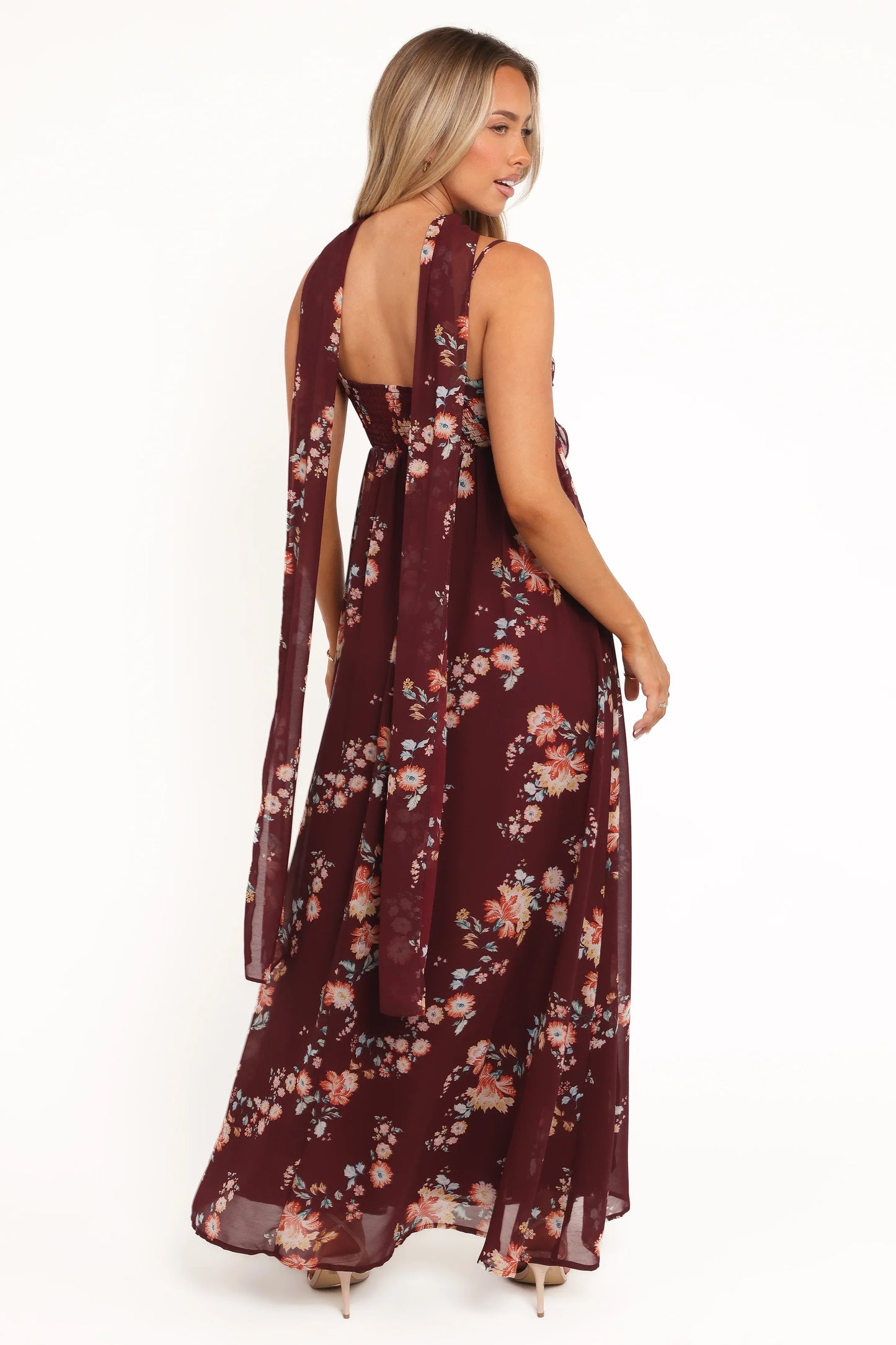 Tully Maxi Dress Berry Floral