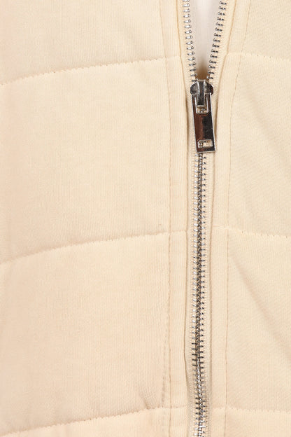Alegra Quilted Jacket Cream