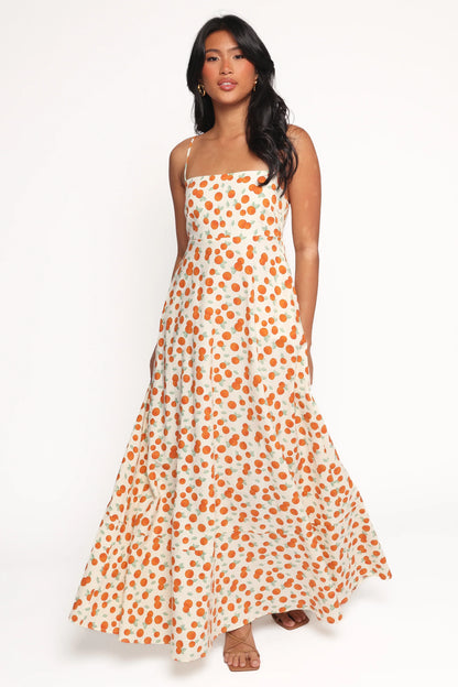 Leah Maxi Dress Clementine Print