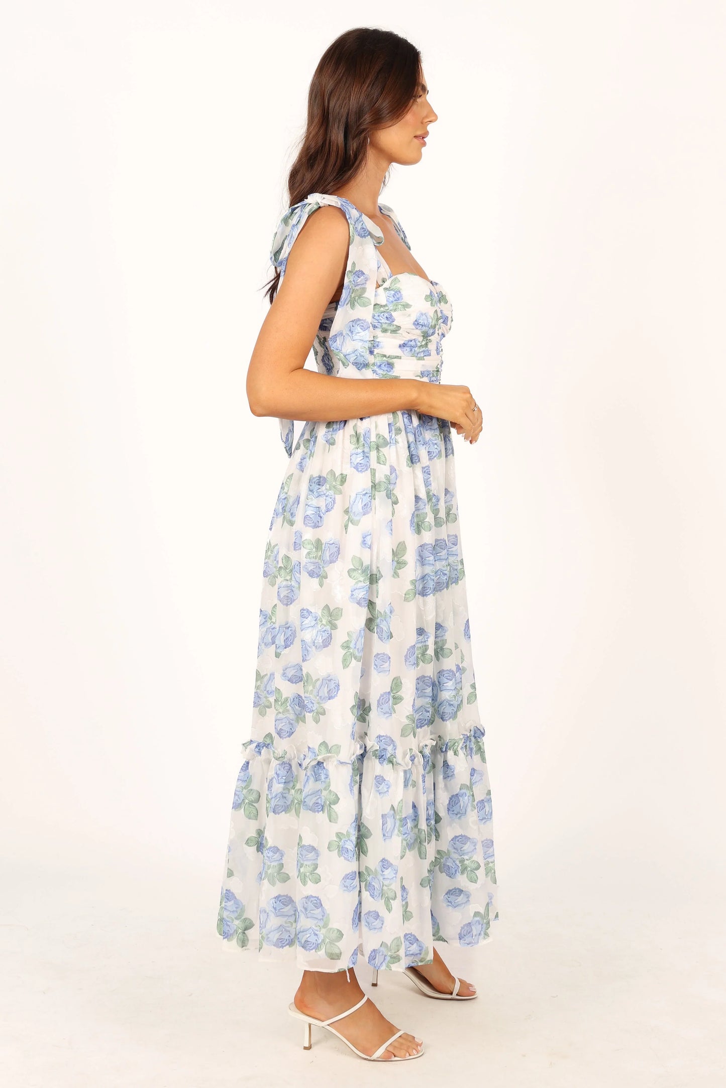 Floret Midi Dress Blue
