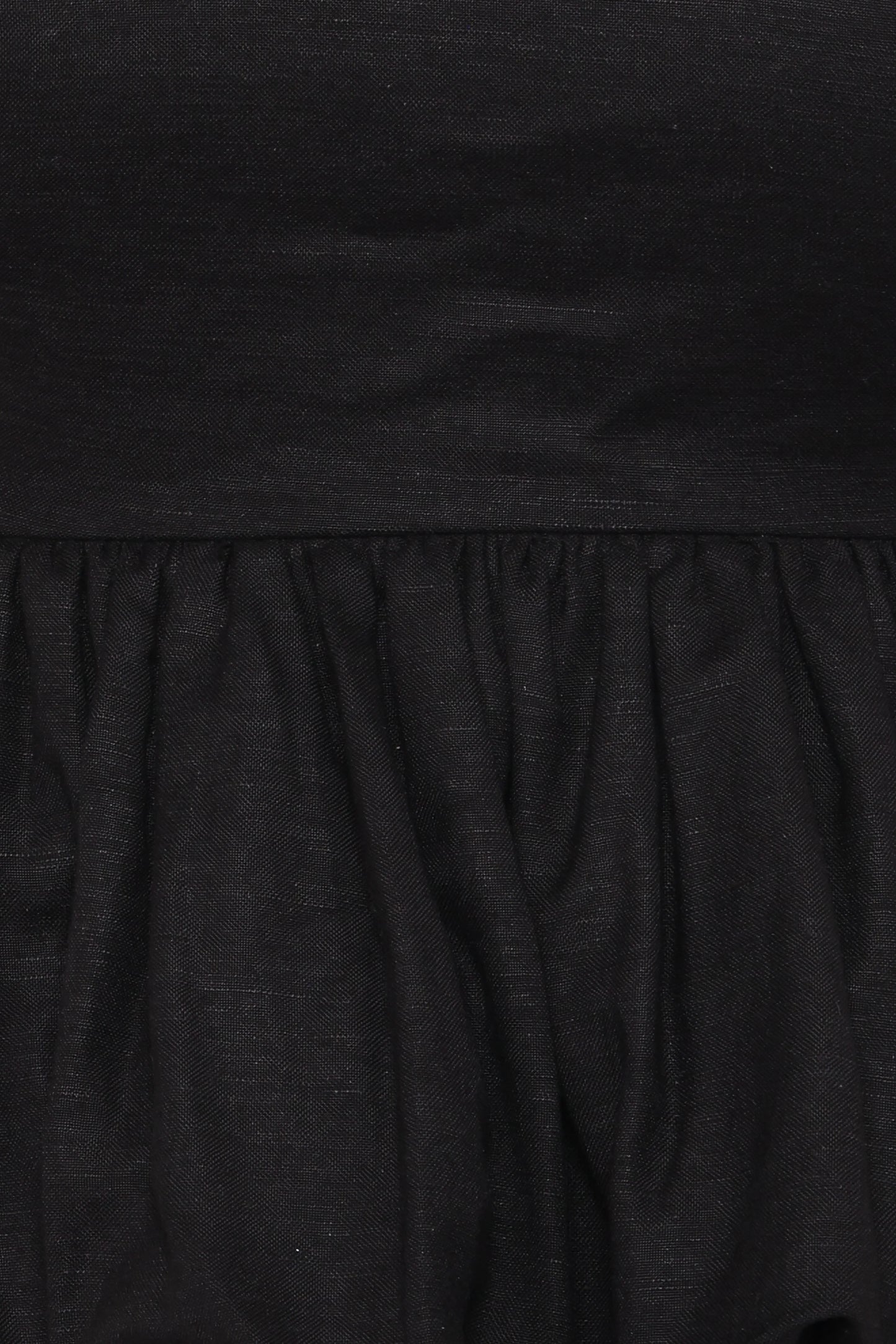 Ursa Peplum Top Black
