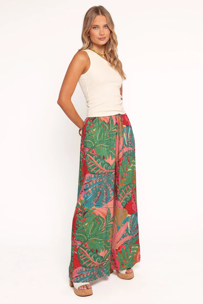 Charly Wide Leg Pant Calypso Coral