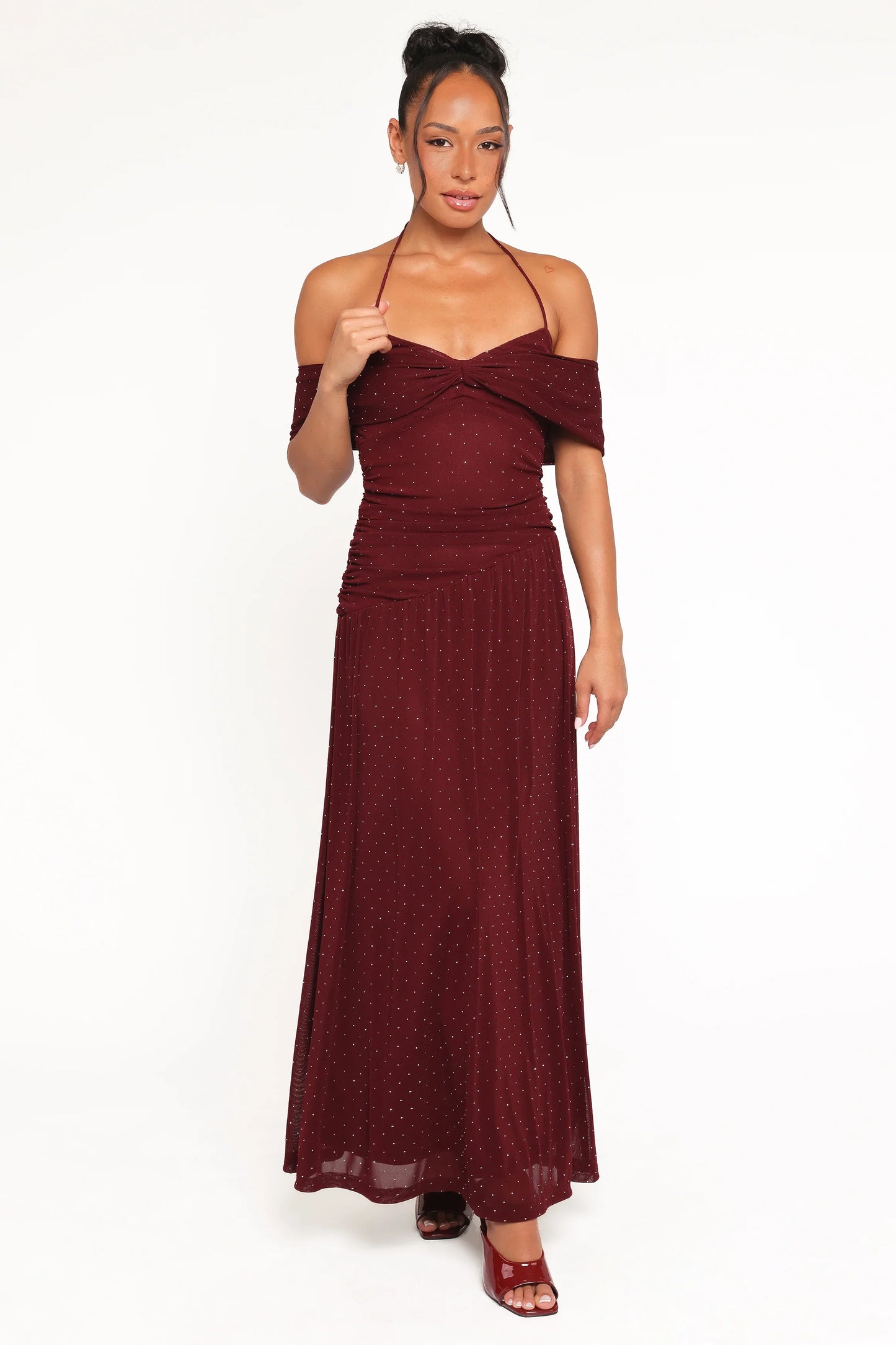 Mayven Maxi Dress Burgundy