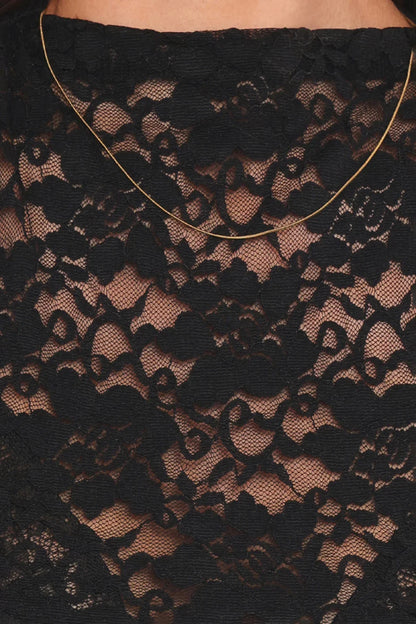 Nissa Lace Top Black