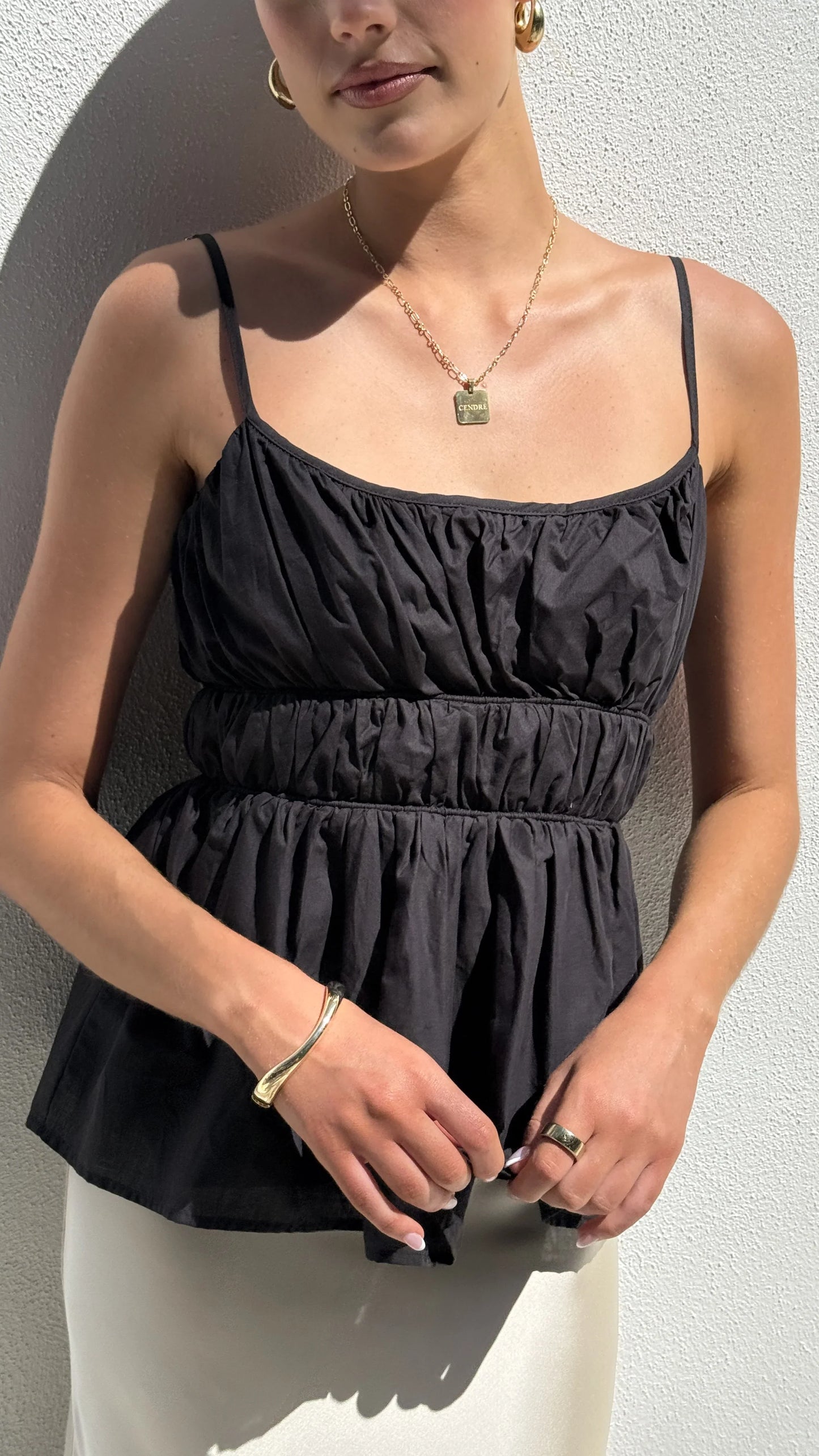 Piper Top Black