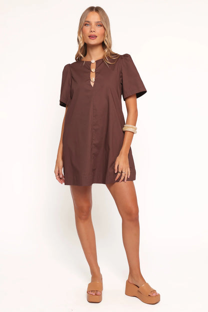 Lirael Mini Dress Espresso
