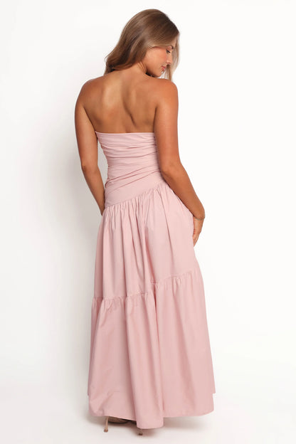 Blanche Strapless Maxi Dress Orchid