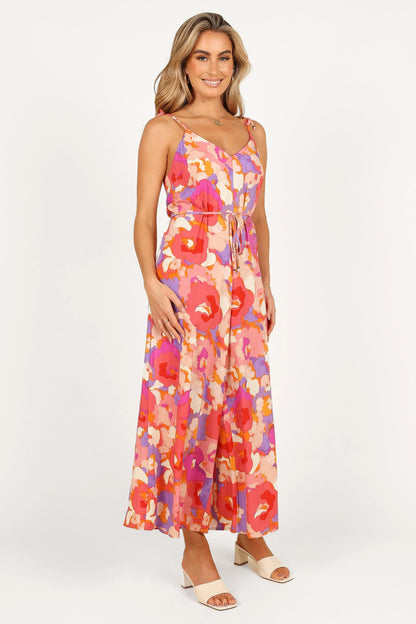 Zahara Wide Leg Jumpsuit Floral