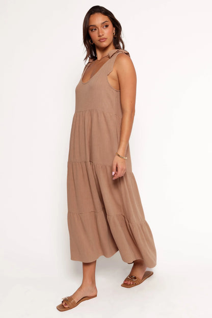 Marcy Midi Dress Mocha