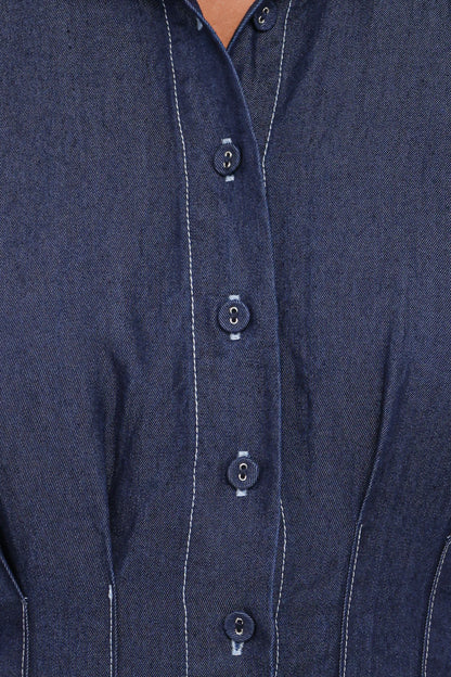 Davine Mini Dress Blue