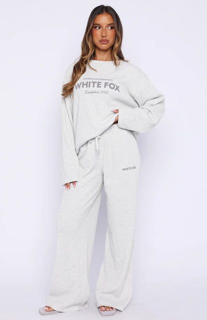 Leave Me Out Of It Waffle Oversized Long Sleeve Tee Grey Marle