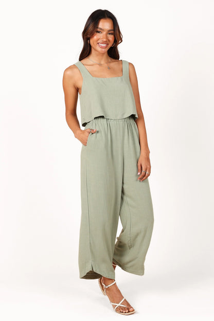 Eleanor Cropped Top Green