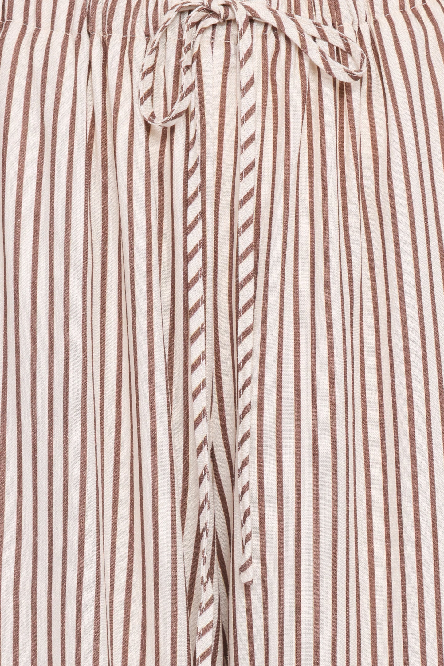 Elowen Wide Leg Pants Brown Stripe