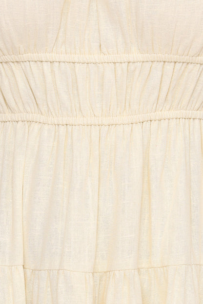 Linda Midi Dress Butter Yellow