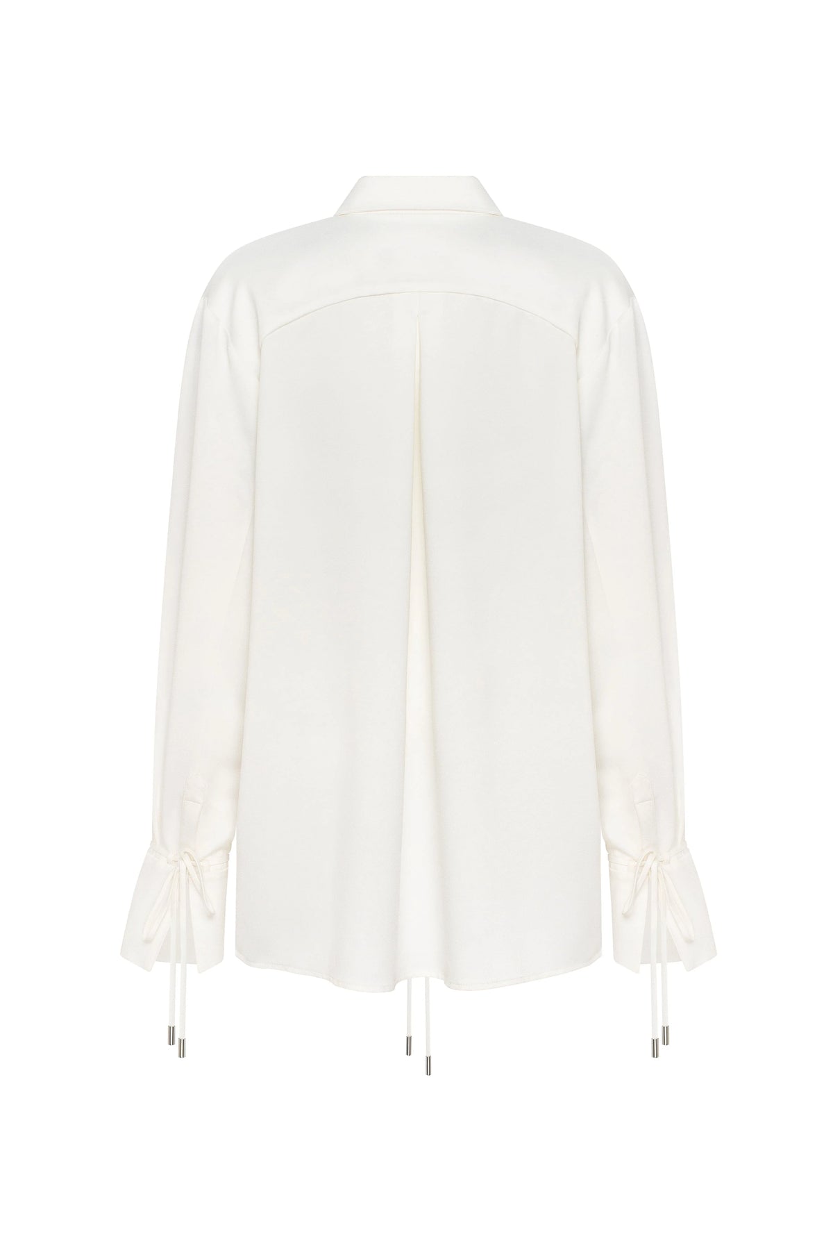 Elegant 3 piece set with white silk blouse white mini skirt and black crepe maxi skirt Xo Xo