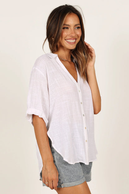 Dion Top White
