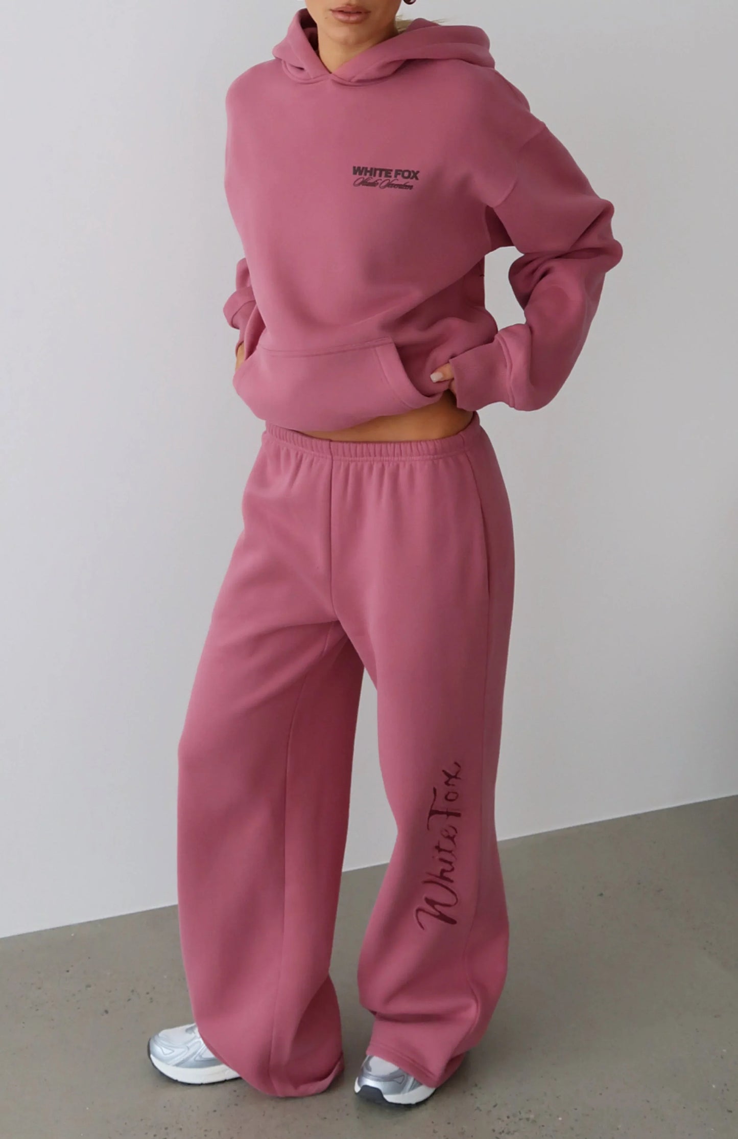 Studio 17 Willa Wide Leg Sweatpants Dusty Plum