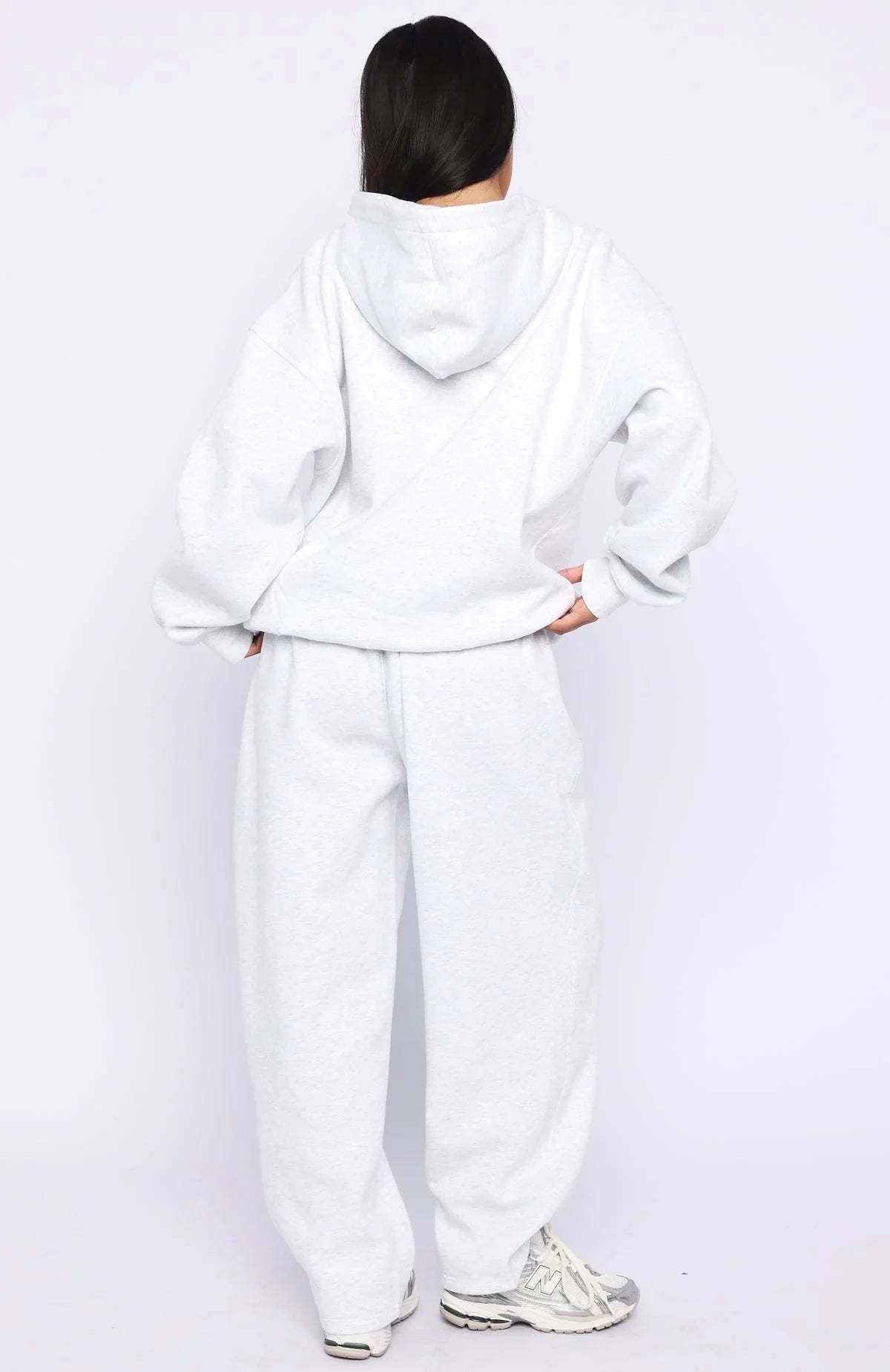 Know What You Want Barrel Leg Sweatpants Grey Marle