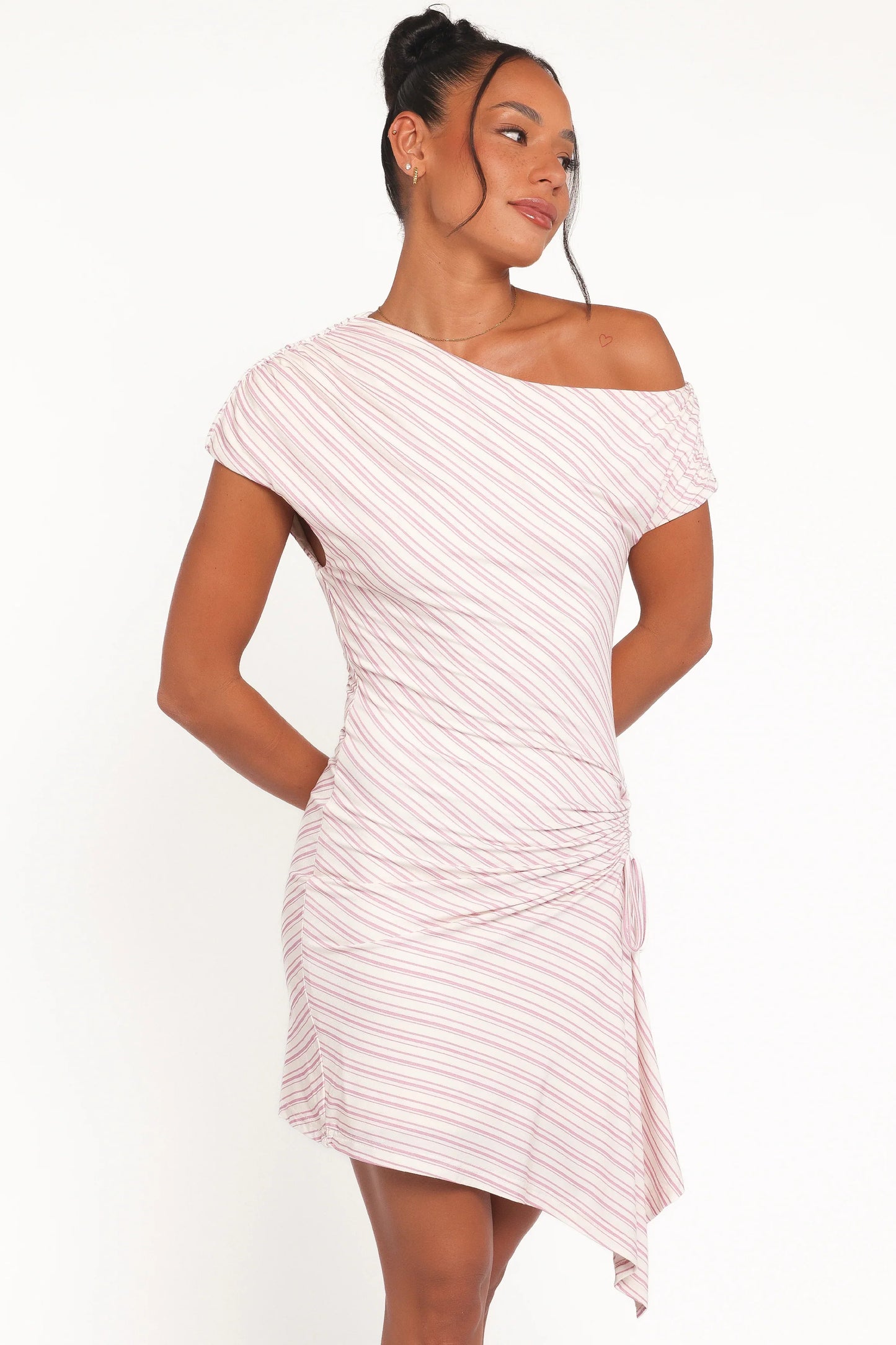 Rois Mini Dress Pink Stripe