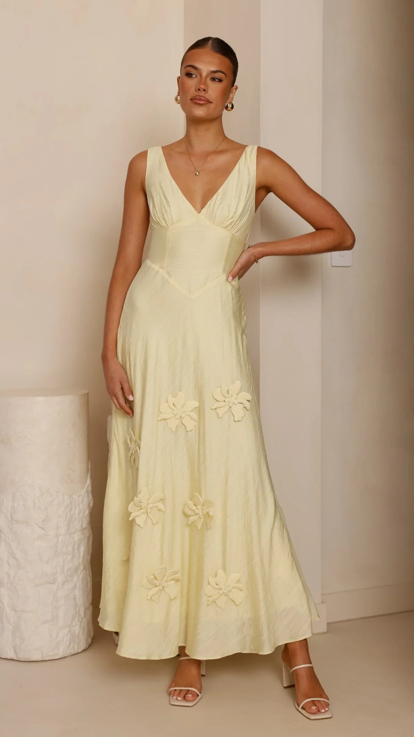 Lavara Maxi Dress Yellow