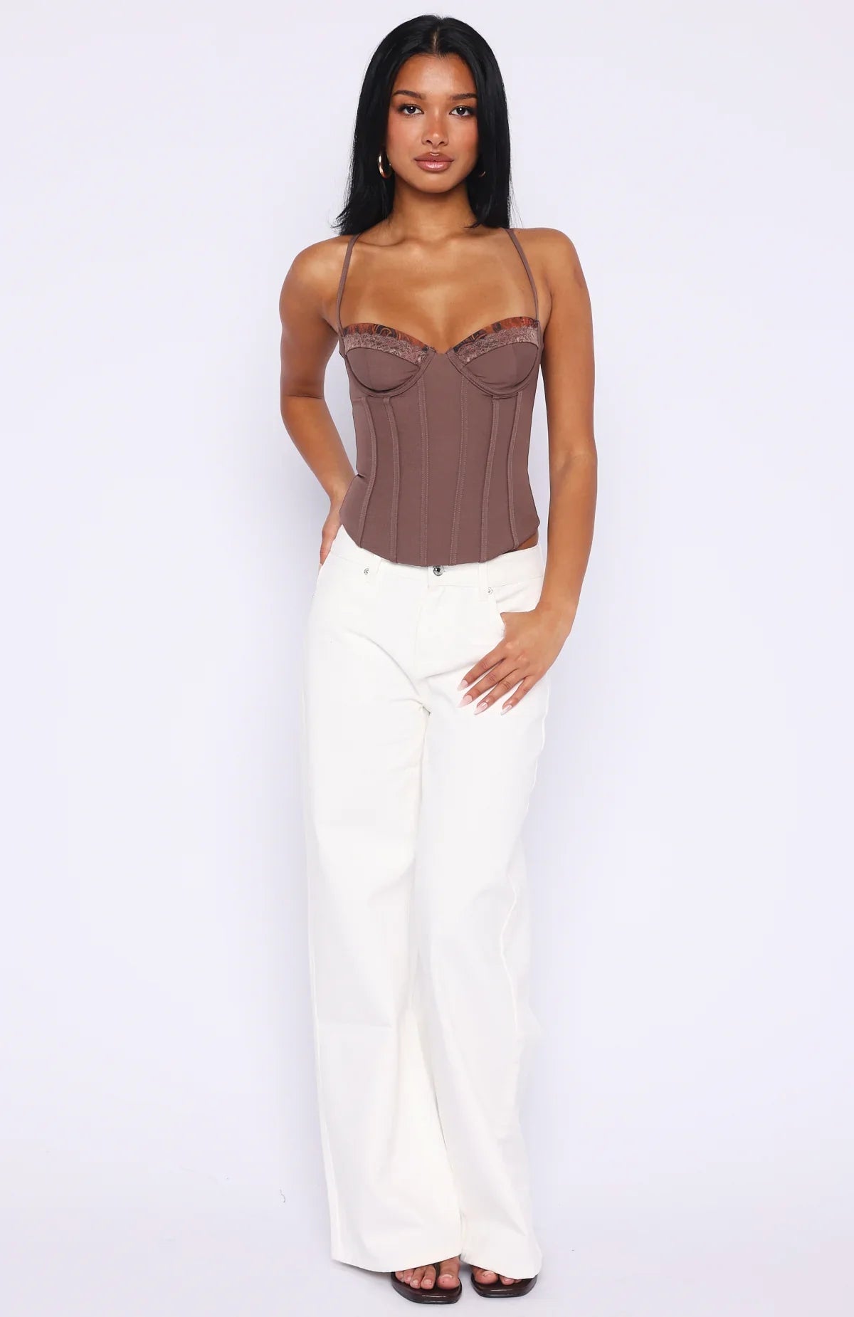 Its A Lifestyle Bustier Chocolate