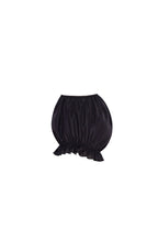 Balloon taffeta black mini skirt Parisienne